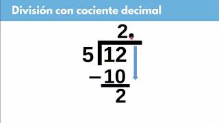 D3 Divisiones con cociente decimal [upl. by Alag]