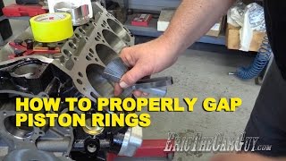 How To Properly Gap Piston Rings [upl. by Eidolem]