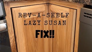 RevAShelf Lazy Susan Adjustment amp Tips [upl. by Elocel]