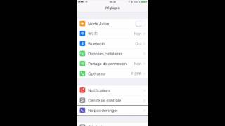 iphone  Le mode quotne pas dérangerquot [upl. by Nastassia]