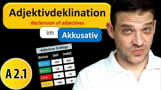 Adjektivdeklination Im Akkusativ  German Adjective Endings in Accusative [upl. by Roxane709]