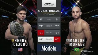 Henry Cejudo vs Marlon Moraes [upl. by Eetnahs192]