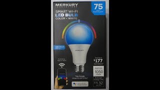 Merkury Smart Wifi Bulb Setup [upl. by Dorie]