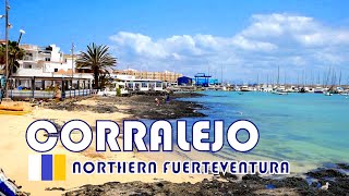 Fuerteventura  Corralejo  Beaches Harbour and Old Town [upl. by Howie30]