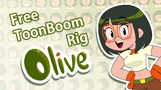 Olive  Toon Boom Harmony rig walkthrough [upl. by Hill]