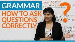 How to ask questions correctly in English — Embedded Questions [upl. by Ramon284]