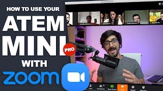 Using ATEM Mini PRO with ZOOM  Full setup  Tips for better quality [upl. by Odele470]