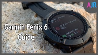 The Garmin Fenix 6 guide 16 tips for settings maps music battery data screens and Connect IQ [upl. by Nylrebmik]