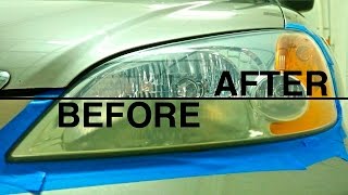 How to Fix Foggy Headlights 3 Different Methods Honda Civic [upl. by Irtak160]