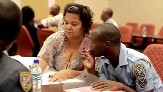 Training of the police in Namibia [upl. by Llenrub]