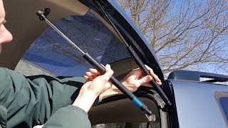 How to Replace Tailgate Lift Support Struts [upl. by Odicalp]