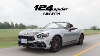 Fiat 124 Spider Abarth Review  The Fiata [upl. by Noied607]