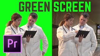 HOW TO Green Screen Chromakey Premiere Pro CC [upl. by Rancell]