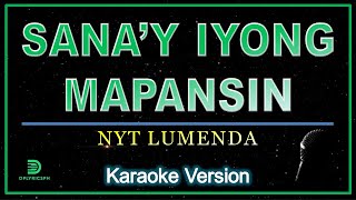 Nyt Lumenda  Sanay Iyong Mapansin karaoke version [upl. by Tadich323]