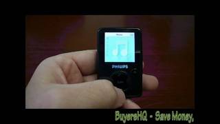 Philips GoGear 2GB Media Player  Product Review  SA3025 [upl. by Drageruaeb]