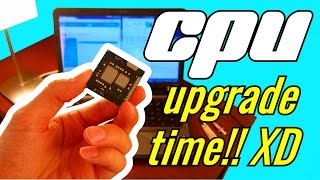 How to Upgrade a Laptop CPU  Processor XD [upl. by Flossie]