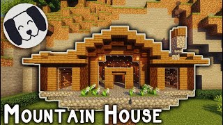 Minecraft  Mountain House Tutorial [upl. by Cornish]