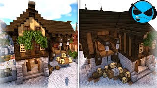 Minecraft How to Build a Storage Warehouse Minecraft Village Tutorial [upl. by Enrique]