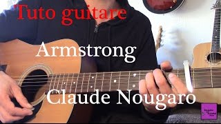 Tuto guitare  Armstrong  Claude Nougaro  TAB [upl. by Assille]