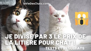 Litière pour chat trois fois moins chère 😲  Litière naturelle et sans odeur [upl. by Esbenshade]