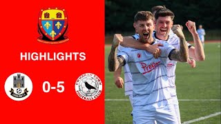 Caerleon 05 Cwmbrân Town  Gwent FA Senior cup  Quarter final highlights [upl. by Violante80]