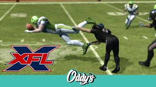 XFL in Backbreaker  Big Hit Highlight [upl. by Ahsenet]