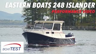 Eastern Boats 248 Islander 2021  Test Video by BoatTESTcom [upl. by Albie]