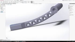 importer et modifier un STL sur Solidworks TUTO FR [upl. by Ellerehs]