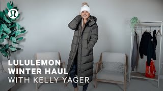 lululemon Winter Haul  Reviews with Kelly Yager [upl. by Offen]