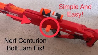 How to Fix the Nerf Centurion Bolt Jam Issue [upl. by Portland408]