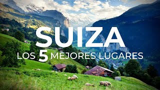 Los 5 mejores lugares de Suiza  Paisajes hermosos  4K Ultra HD [upl. by Broek664]