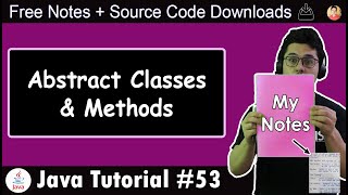 Java Tutorial Abstract Class amp Abstract Methods [upl. by Neeloc]