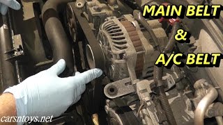 Subaru Drive Belt Replacement 25 Impreza  Forester  Outback  Legacy [upl. by Mikah]