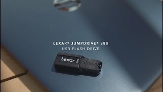 Lexar® JumpDrive® S80 USB 31 Flash Drive [upl. by Namwen667]