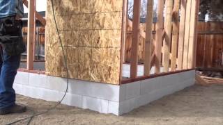 How To Install OSB Wall Sheathing or Panels [upl. by Tolland]