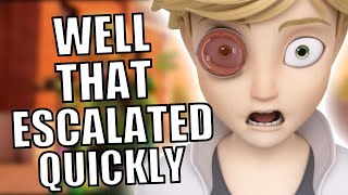 Risk Shadow Moths Final Attack  Part 1⎮Miraculous Ladybug Season 4 Finale Review [upl. by Ttsepmet866]