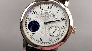 A Lange amp Sohne 1815 Moonphase quotHomage to FA Langequot 212050 A Lange amp Sohne Watch Review [upl. by Savell767]