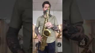 BUESCHER “new aristocrat” tenor sax c 1933 [upl. by Laurita]