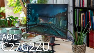 AOC C27G2ZU im Test  Der günstigste 240 Hz 27 Zoll Curved GamingMonitor für unter 300 Euro [upl. by Iccir]