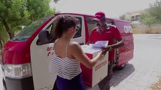 Aramex  delivery test  what3words [upl. by Fleeta]