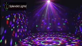 3W LED MultiColor Disco Ball Stage Light Show [upl. by Shirley]