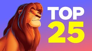 Top 25 Best Disney Animated Movies [upl. by Deeann]