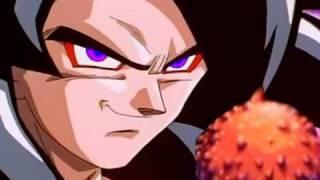 Ssj4 Turles vs Goku and Trunks スーパー4 ターレス VS 孫 悟空 トランクス [upl. by Ylek]