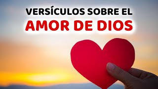 Versículos Bíblicos Sobre el AMOR de Dios [upl. by Aiepoissac]