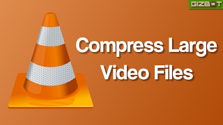 How to Quickly Compress Large Video Files via VLC  GIZBOT [upl. by Auhesoj425]