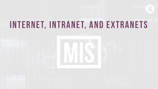 Internet Intranet and Extranets [upl. by Meta481]