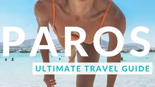 PAROS GREECE TRAVEL GUIDE amp TIPS Greek Eats Best Beaches and Loukoumades  2 DAYS [upl. by Barvick]