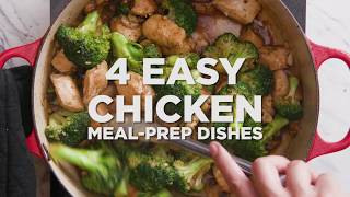 4 Amazing Chicken Meal Prep Dishes to Add to Your Daily Routine [upl. by Nnylsoj480]