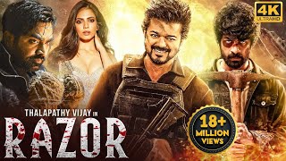 Thalapathy Vijays RAZOR  Hindi Dubbed South Movie  Vijay Sethupathi Malvika Mohanan Arjun Das [upl. by Morrison]