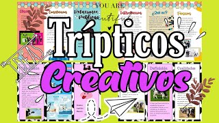 Trípticos CreativosWORD💡🐮¡Sin medidas [upl. by Asalocin]